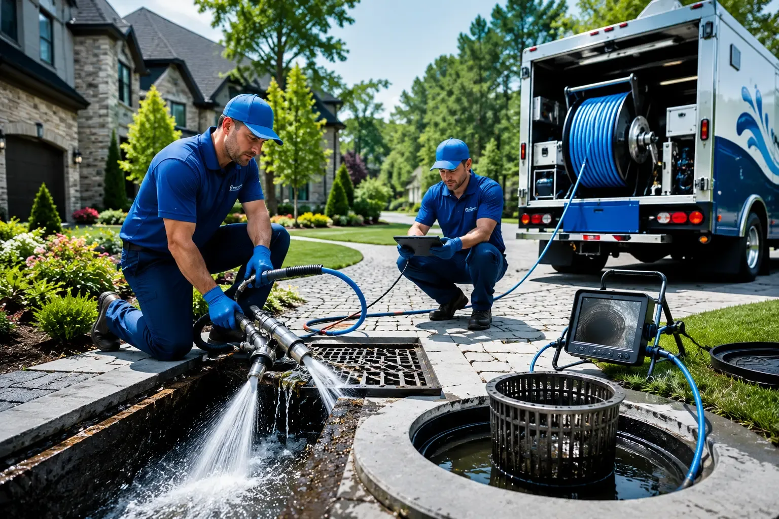 Local outdoor drain cleaning professionals in Laton, CA