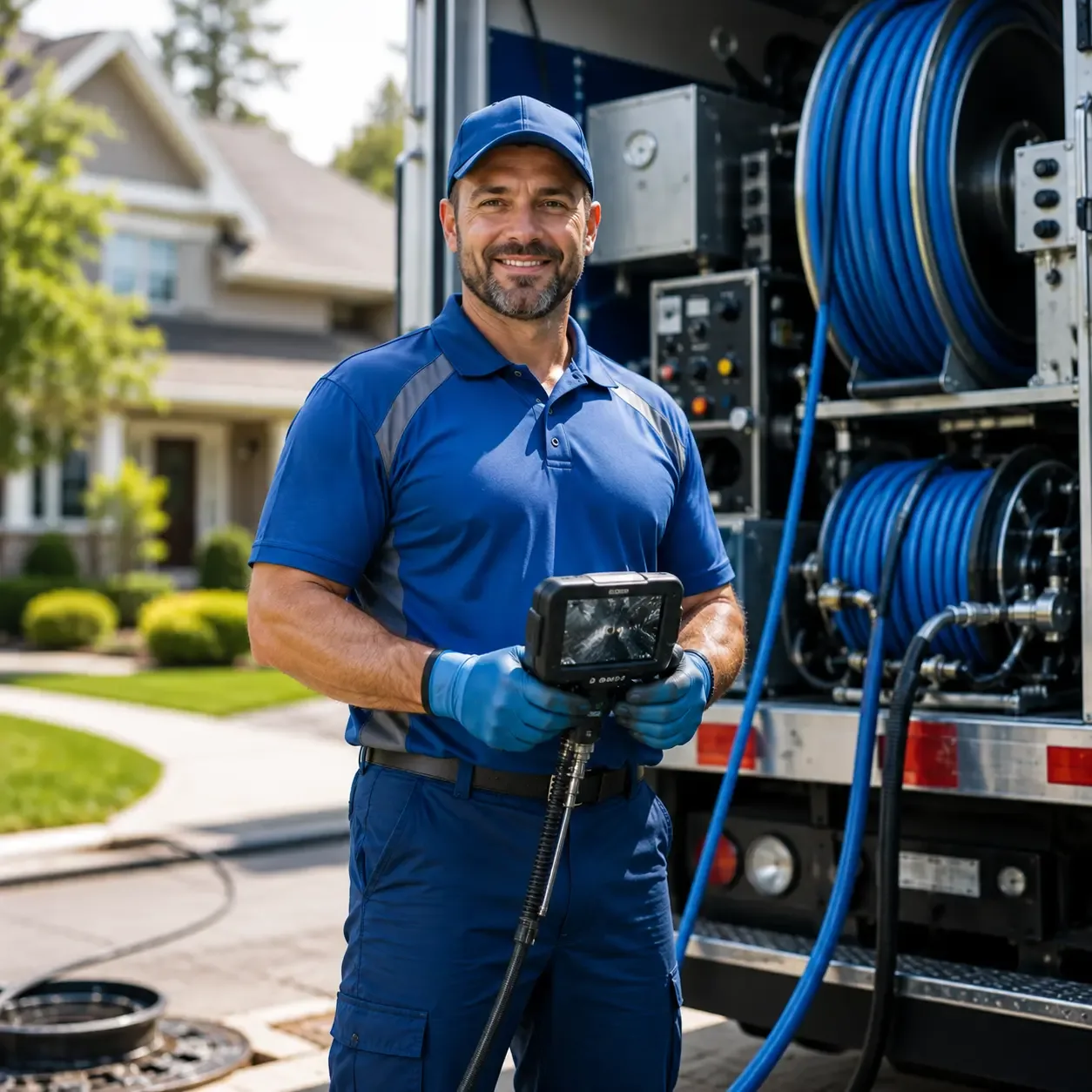 Local outdoor drain cleaning specialists in Laton, CA